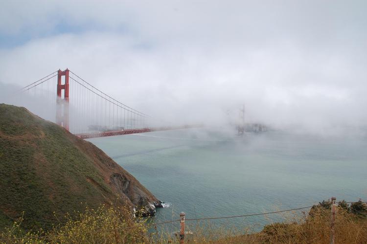 Golden Gate-broen ved San Francisco er et populært mål for amatørfotografer Med en smule omhu kan du skyde broen fra fire sider på samme dag.  