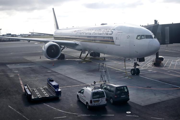 Det er denne Boeing 777-300ER som Singpore Airlines nu benytter mellem København og østaten i Sydøstasien. 