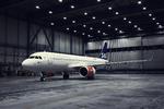 Klar. Det er fly som dette A320neo, der er på vej til SAS' nye baser i London og Malaga. 
