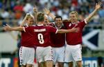  De danske spillere var i 2002 måske for tilfredse med at være kommet videre fra gruppespillet. Sådan er det  ikke for en tysk landsholdsspiller.  Lars Poulsen