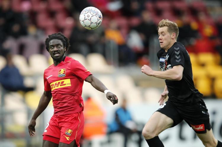 Ernest Asante (tv.) scorede og lagde op til at mål, men med lidt mere skarphed kunne det være blevet til meget mere for ghaneseren. 
