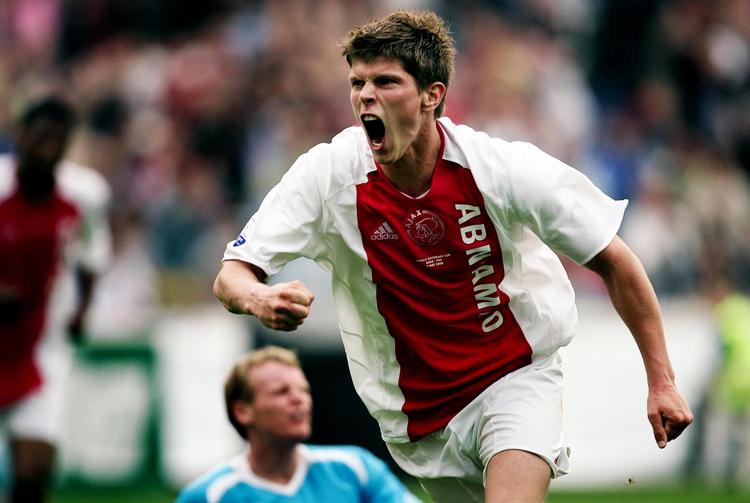 I 2005-09 scorede Klaas-Jan Huntelaar 102 mål for Ajax i 134 kampe. 