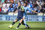 Teemu Pukki brændte en stor chance mod Randers. 