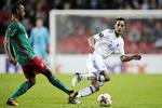 Manuel Fernandes (tv.) – der her ses med FCK's Carlos Zeca under 0-0-kampen i Parken – er en af profilerne for Lokomotiv. 