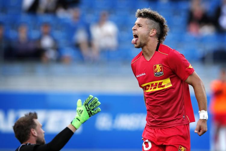 Emiliano Marcondes møder nummer to på topscorerlisten, Pål Alexander Kirkevold, i Farum i dag. 