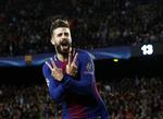  Gerard Piqué har haft stor succes i Champions League, men han  understreger, at det er La Liga, der giver det daglige brød for Barca-spillerne.  Manu Fernandez/AP