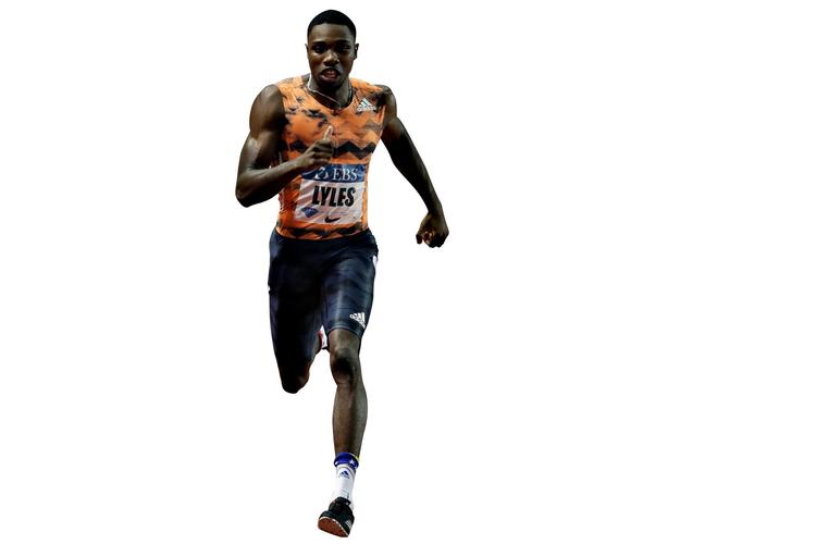 Noah Lyles blev lørdag slået af to jævnaldrende i Birmingham.  