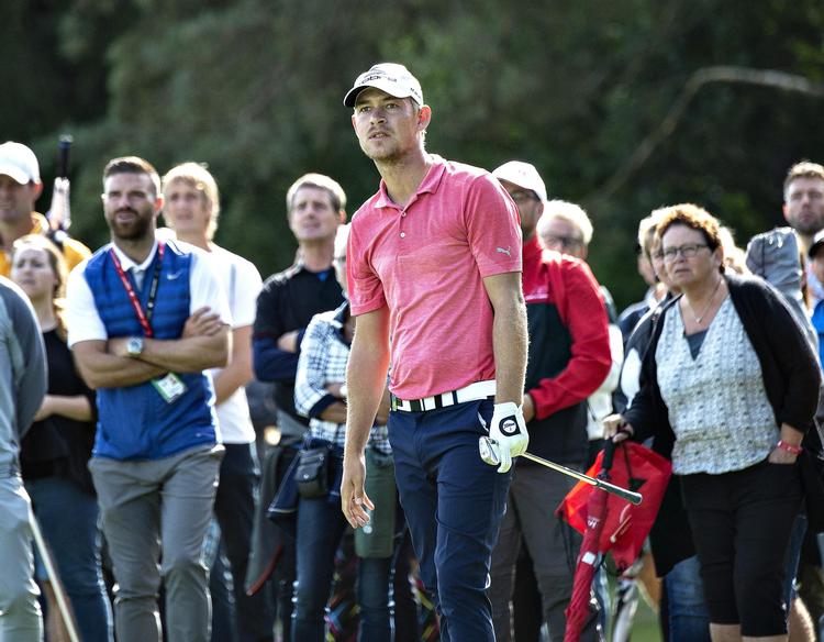 Et treputt på sidste hul kostede i går Jeff Winther cuttet. /Ritzau Scanpix