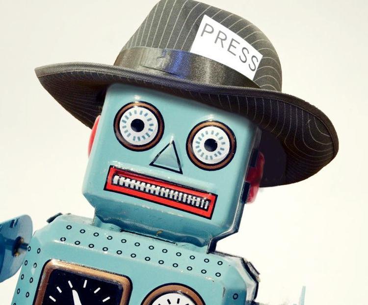 Roboreporter – skriver også billedtekster. 