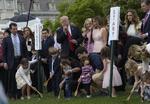 Der var ikke så mange til ægtrilning sidste år som i Obama-tiden – og kun få afroamerikanere deltog.  Foto: Susan Walsh/AP /AP